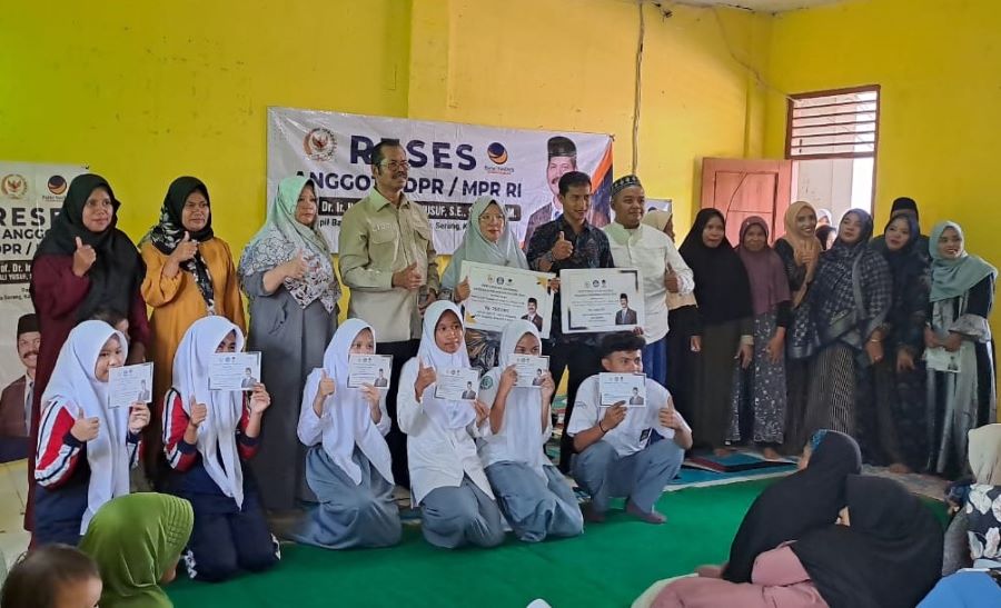 Legislator NasDem Perjuangkan Revitalisasi Bangunan Ponpes Bani Nur Serang
